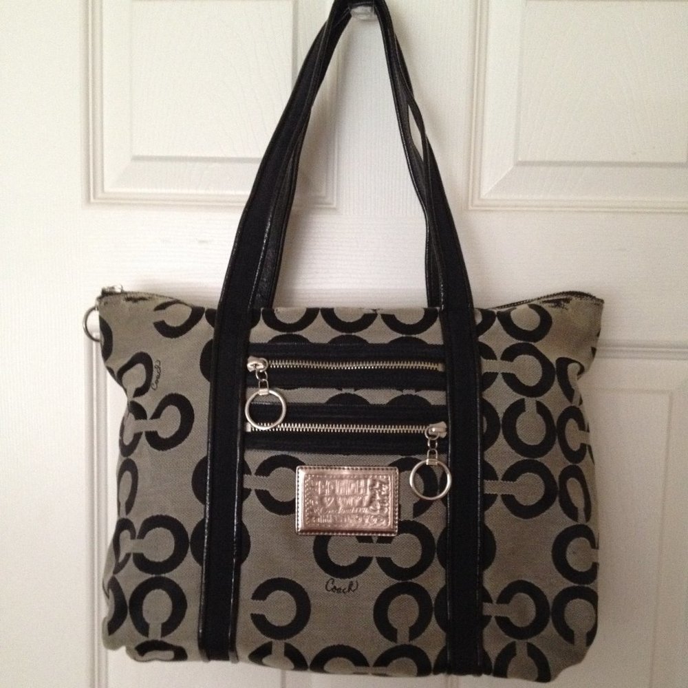 Coach Poppy Tote Bag - Vintage